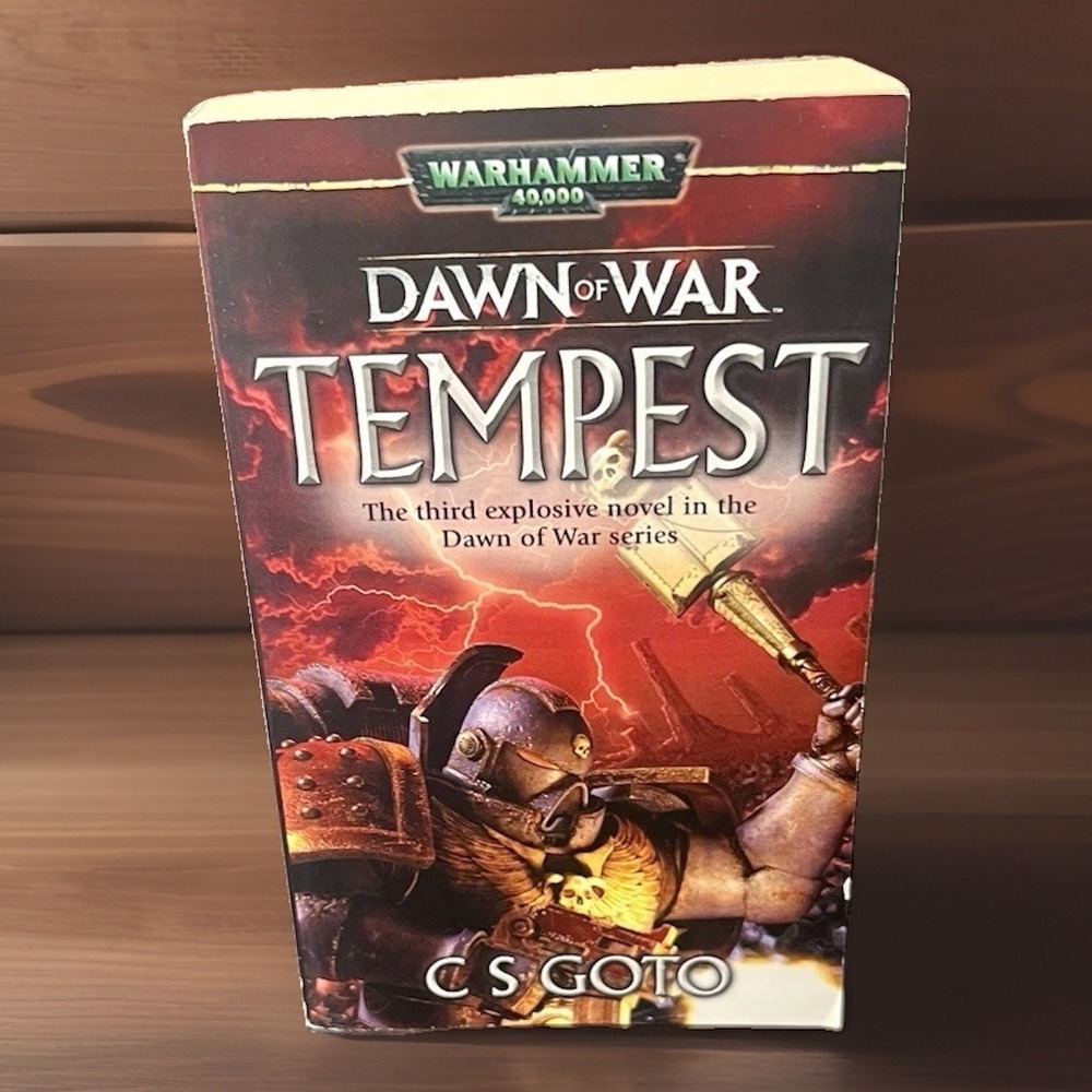 Warhammer 40K Dawn of War Tempest C.S. Goto Paperback 1st Edition 1st Print OOP
